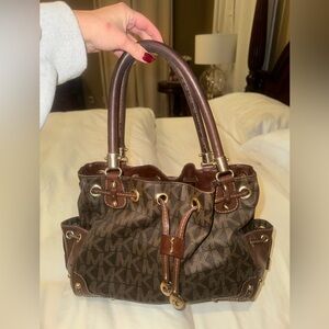 Michael Kors Monogram Shoulder Bag